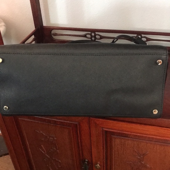 Kate Spade Black Candace Leather Medium Cameron Street Satchel Purse w/ Tag - Picture 6 of 6